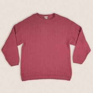 Vintage‎ 90s Pink Sweater crew neck Huntington Ridge Plus Size 20W